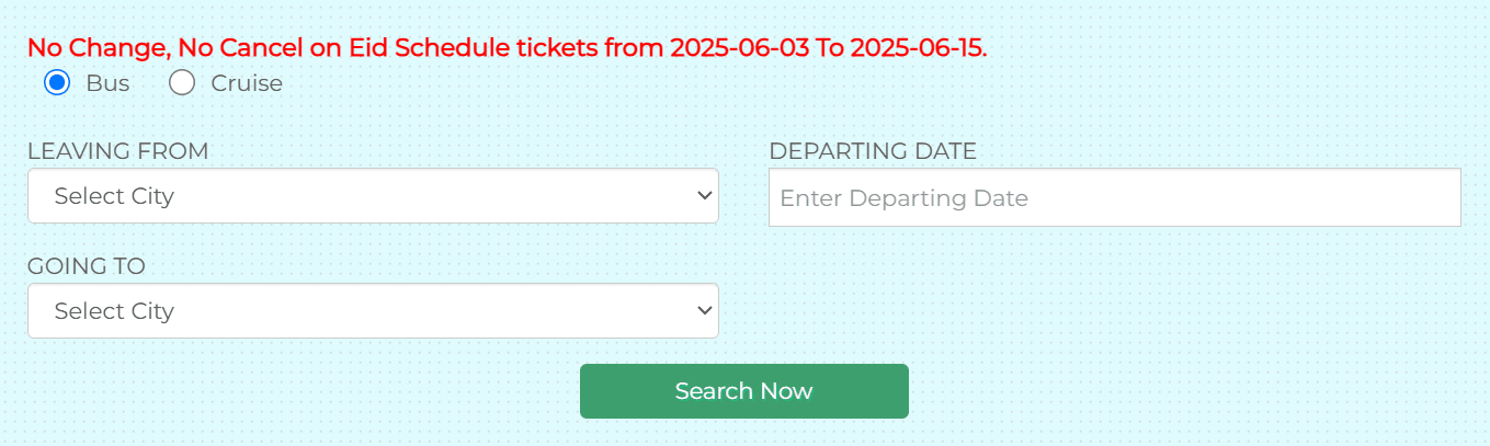 Green line online ticket